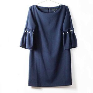 Banana Republic Pearl Shift Dress in Navy 6